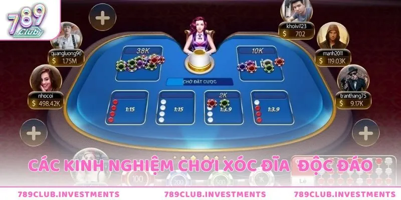Bất ngờ với các bí kíp trong kinh nghiệm chơi xóc đĩa online