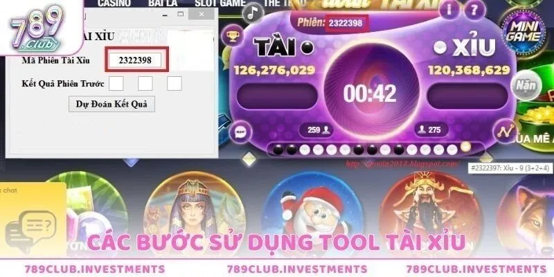 Các bước sử dụng công cụ tài xỉu cho người mới