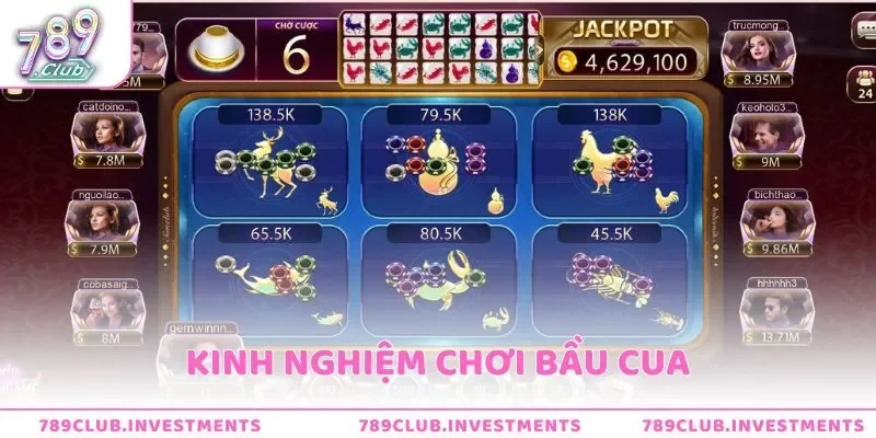Kinh nghiệm chơi bầu cua – Bí quyết dễ thắng tại 789club
