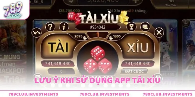 Những điều người chơi cần lưu tâm khi sử dụng ứng dụng tài xỉu