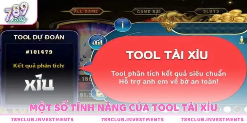 Một số tính năng tuyệt đỉnh của tool hack tài xỉu