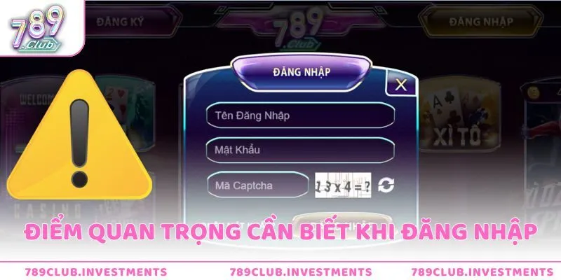 Tổng hợp điểm quan trọng cần biết khi đăng nhập 789Club